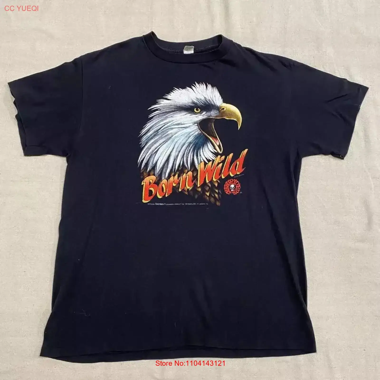 3D Printing Eagle - Vintage 80er 3D-Emblem Born Wild Eagle