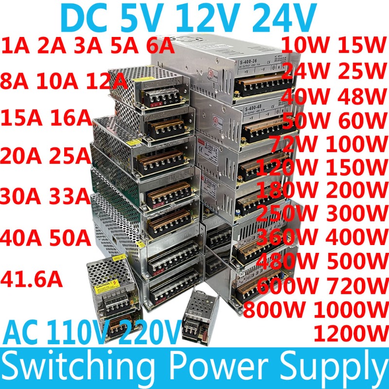 3D Printer Power Supply - Schaltnetzteil AC 110 V 220 V