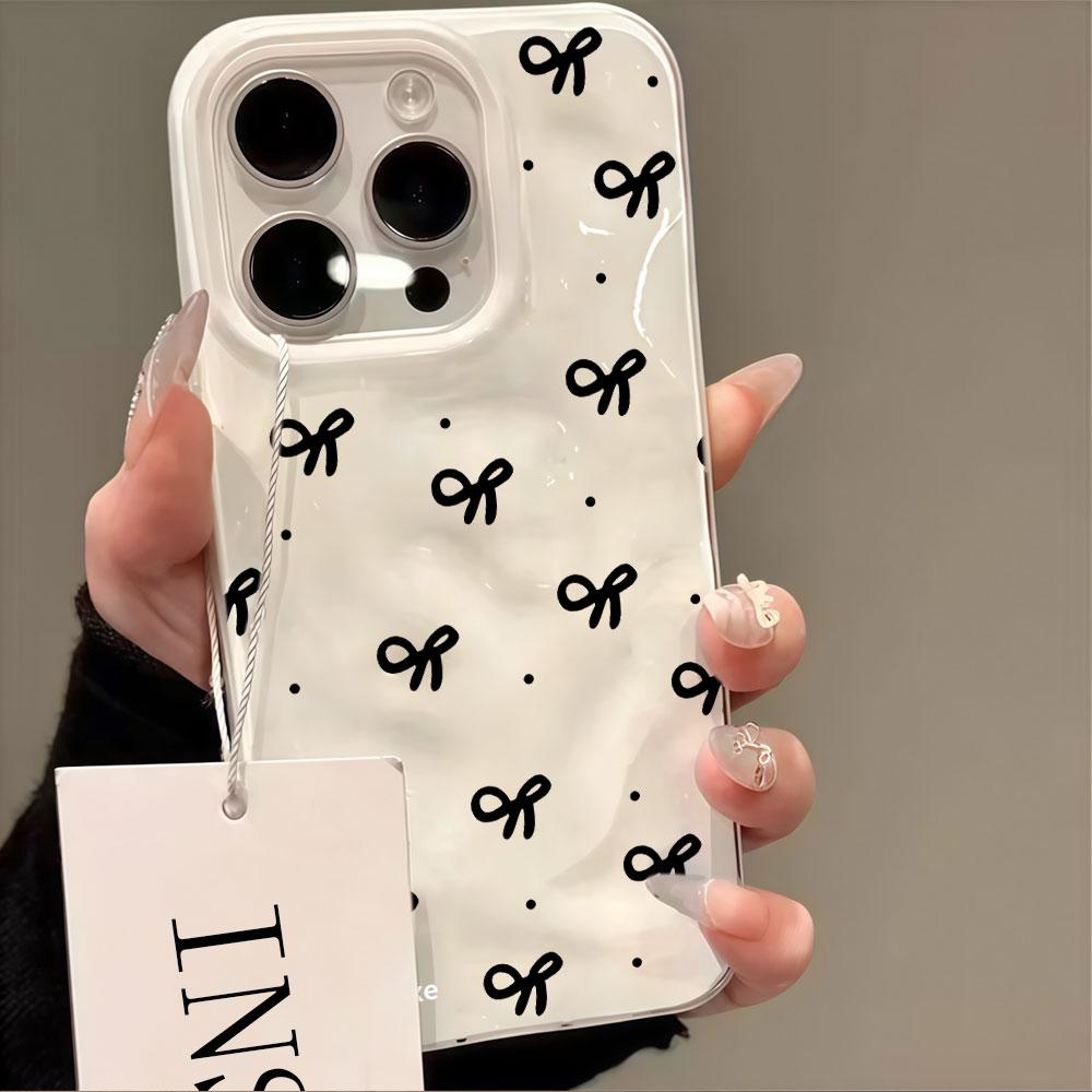 3D Printing Iphone - 3D Wasserwellen Rotes Herz Druck Handyhülle