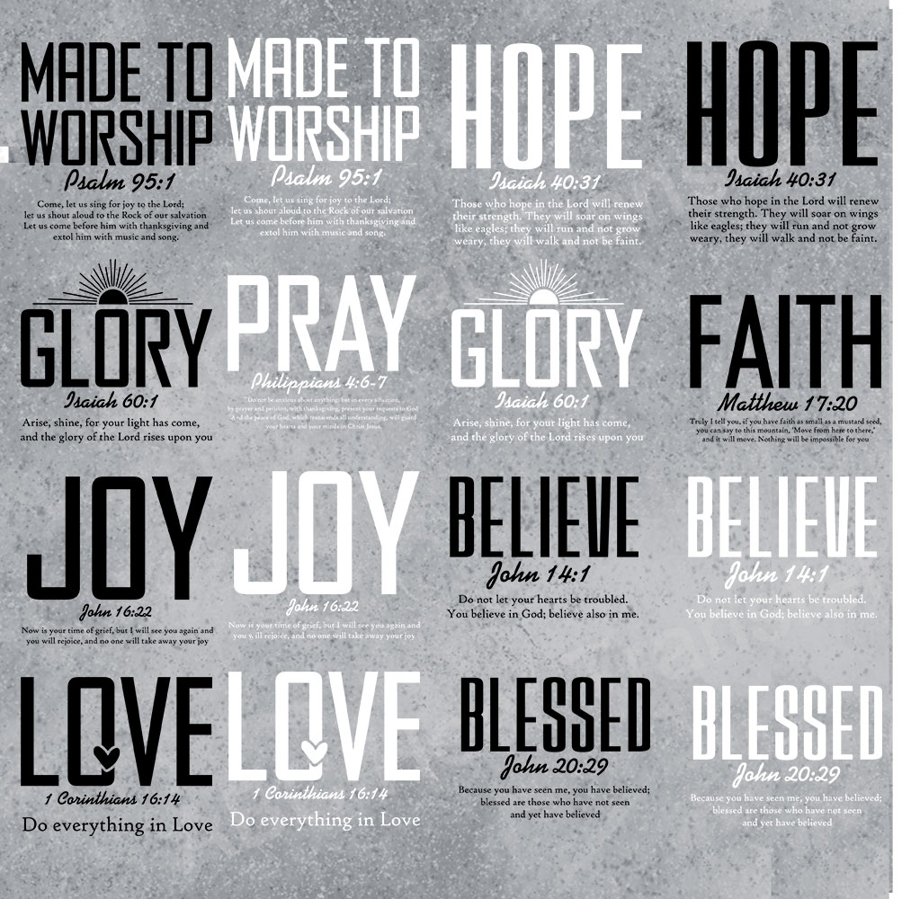 3D Printing Verse - Christlicher Bibelvers, digitales Download-Designpaket für handgefertigte