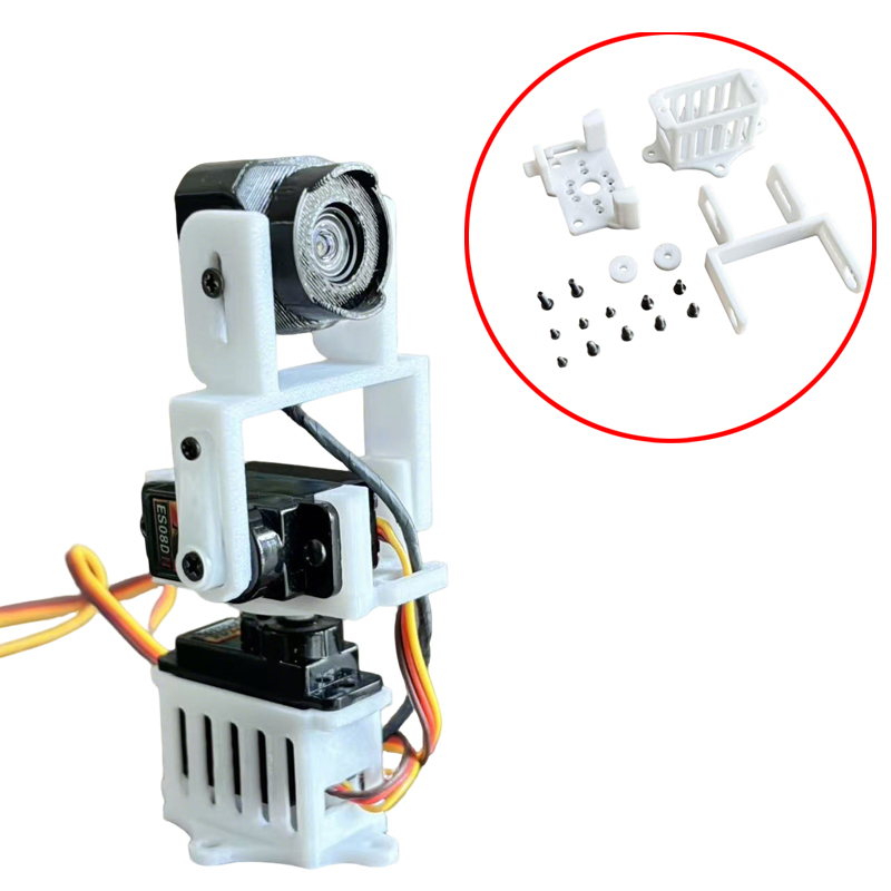 3D Printing X Axis - 1Set Dual-Achsen Gimbal Montage Halterung 19x19mm
