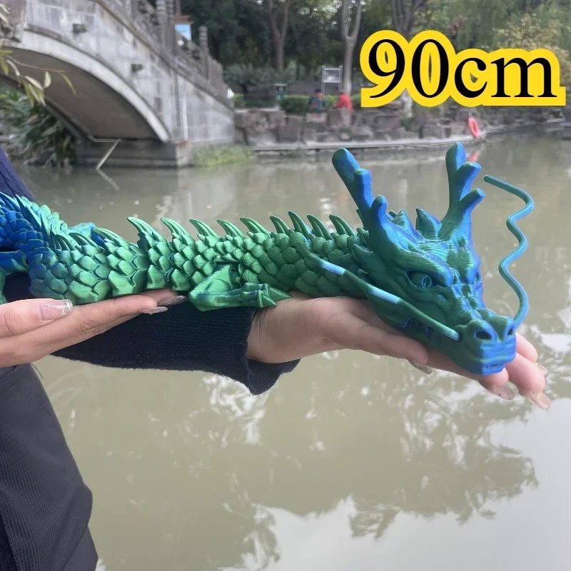90cm 3D-Gedruckte Chinesische  – 3D Printing Dragon Bewertung und Preis