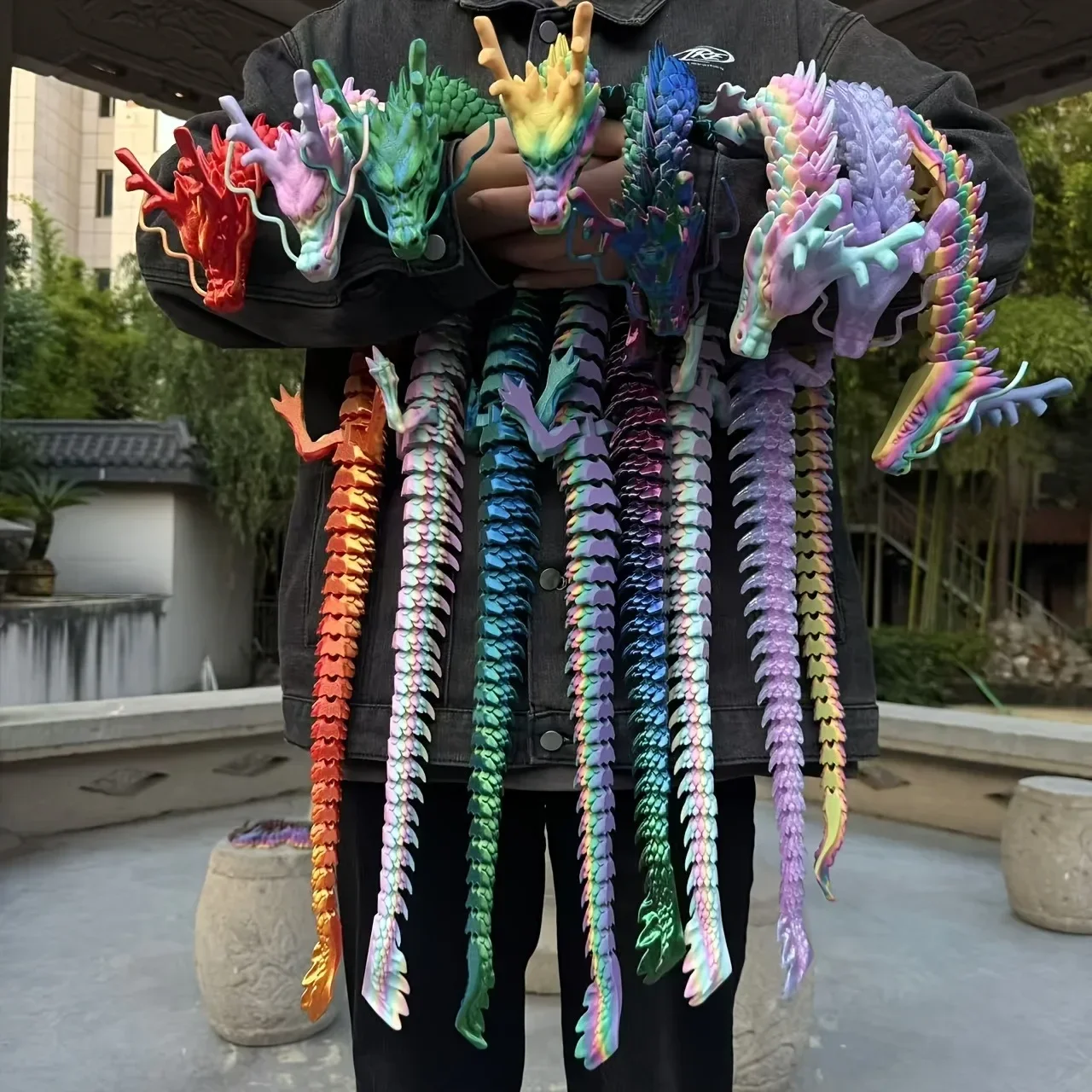 90cm 3D-Gedruckte Chinesische  – 3D Printing Dragon Bewertung und Preis