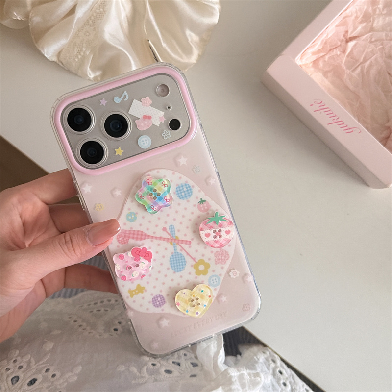 Kawaii Erdbeer-Print Handyhüll – 3D Printing Iphone Bewertung und Preis