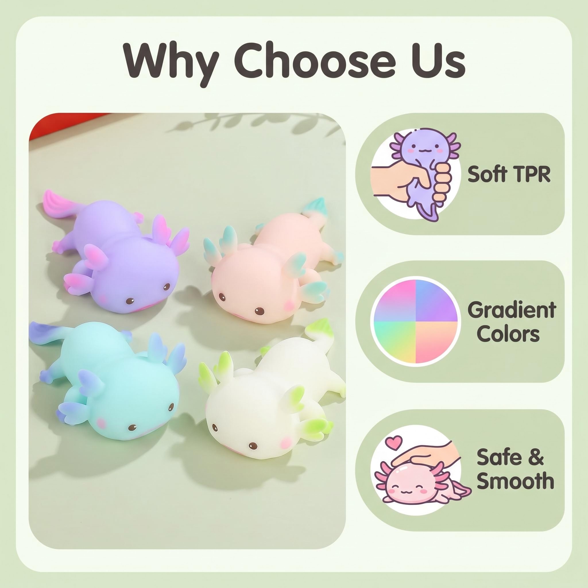 Niedlicher Axolotl Squishy Str – 3D Printing Dragon Bewertung und Preis