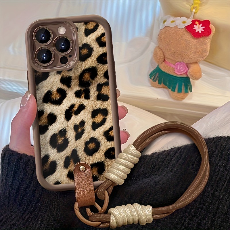 Braun strukturierte Leopardenm – 3D Printing Iphone Bewertung und Preis