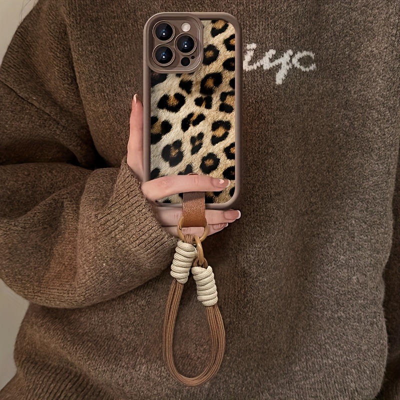 Braun strukturierte Leopardenm – 3D Printing Iphone Bewertung und Preis