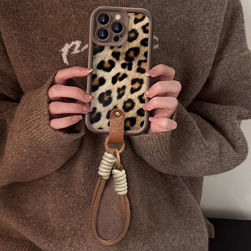 Braun strukturierte Leopardenm – 3D Printing Iphone Bewertung und Preis