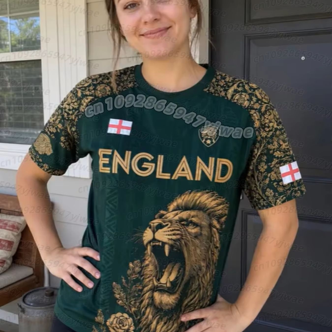 T-Shirt mit englischer Nationa – 3D Printing Eagle Bewertung und Preis