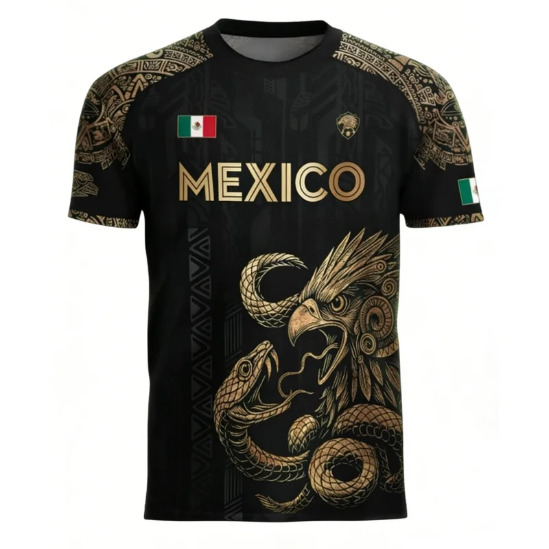 Herren-T-Shirt mit mexikanisch – 3D Printing Eagle Bewertung und Preis