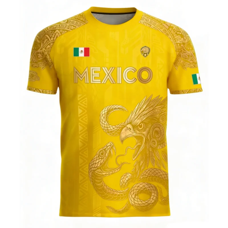 Herren-T-Shirt mit mexikanisch – 3D Printing Eagle Bewertung und Preis