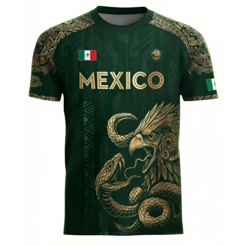 Herren-T-Shirt mit mexikanisch – 3D Printing Eagle Bewertung und Preis