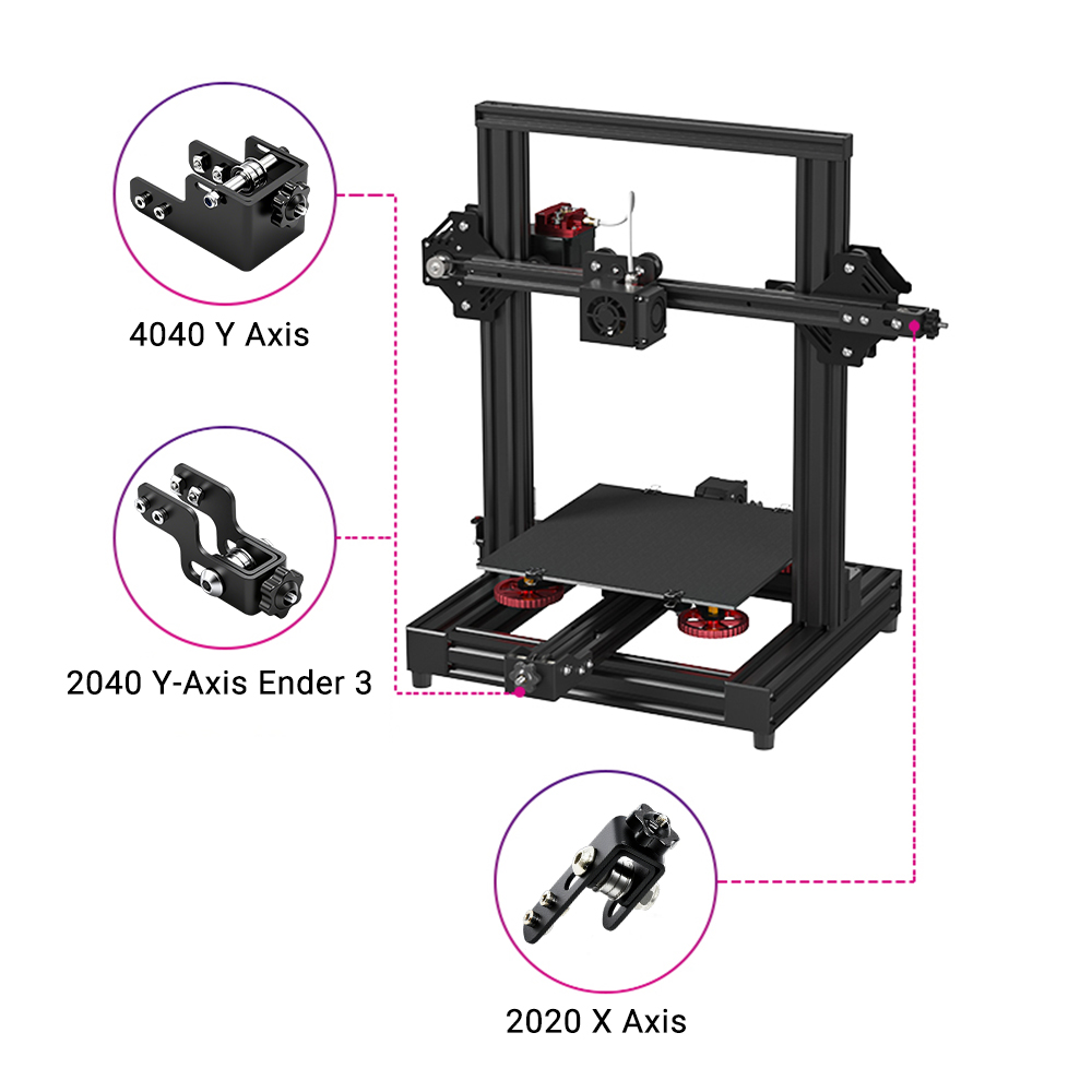 3D-Drucker Teile Riemenspanner – 3D Printing X Axis Bewertung und Preis