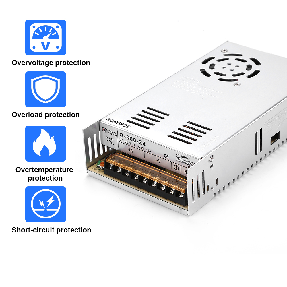 12V Netzteil 1A 2A 3A 4A 5A 6A – 3D Printer Power Supply Bewertung und Preis
